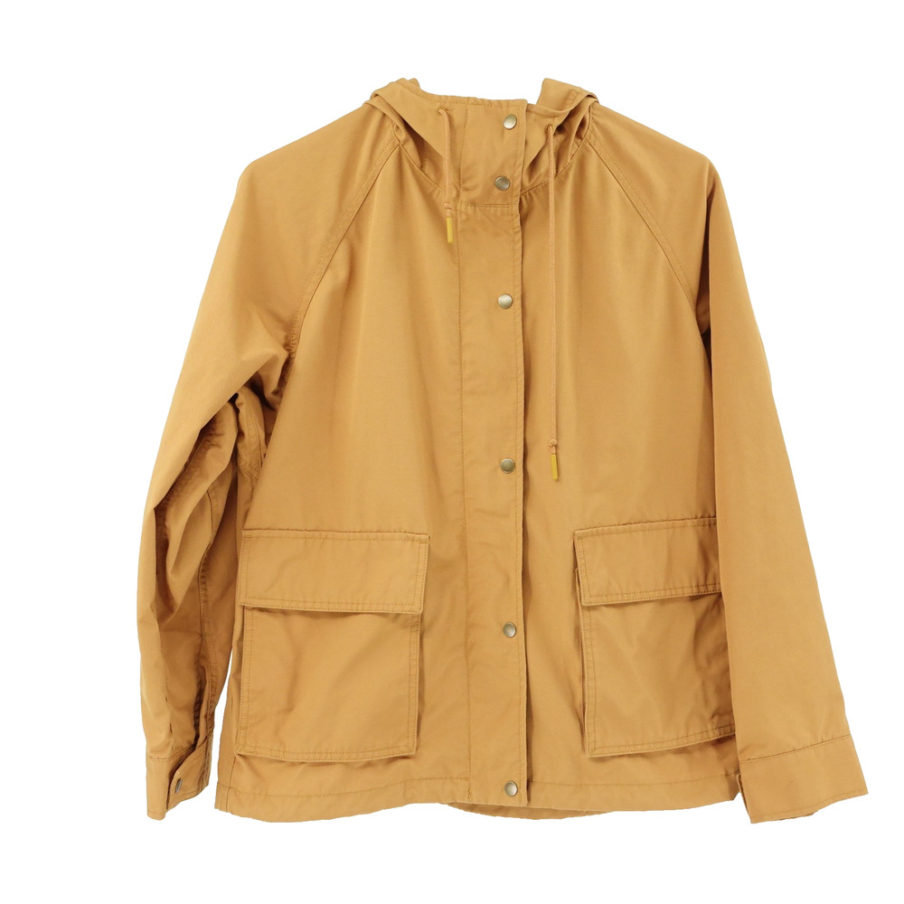 Uniqlo Lightweight Jacket Parka Womens SZ XS Oversized Hooded Canvas Outdoors